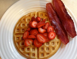 bacon and waffle