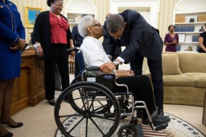 obama and maxine mcnair