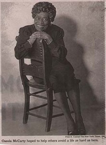 Oseola McCarty, Philantropist.